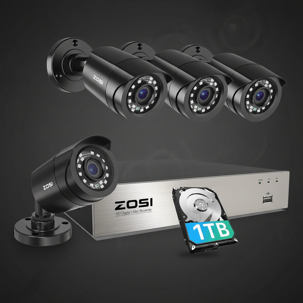 ZOSI 3K Lite 8CH Security Camera System - BaseMaxCore